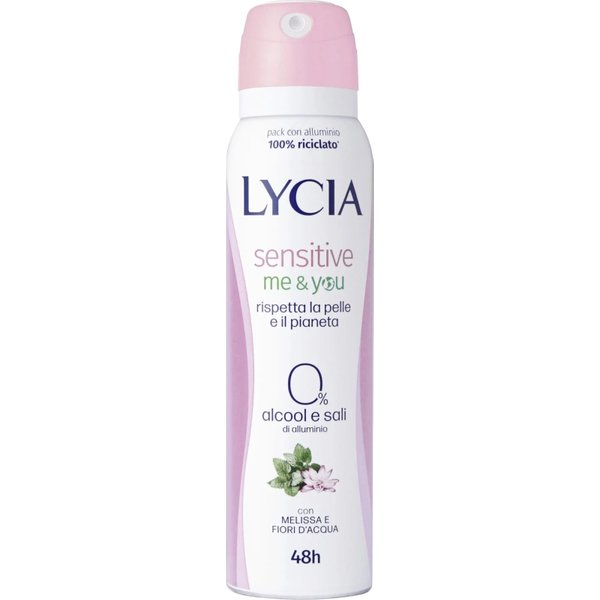 Lycia Sensitive Me & You Melissa E Fiori D'acqua - Deodorante Spray 150 Ml-image