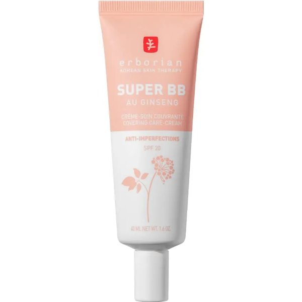 Erborian Super BB Con Ginseng - Crema Viso Coreana Anti-Imperfezioni 40 Ml - Clair-image