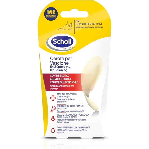 Scholl Expert Treatment - 5 Cerotti Per Vesciche Dei Piedi - Talloni-image
