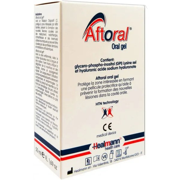 Aftoral Oral Gel Spray Contro Afte E Lesioni Orali 50 Ml-image