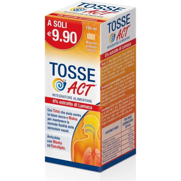 Tosse Act 150 Ml - Integratore Per La Fluidità Delle Secrezioni Bronchiali-image
