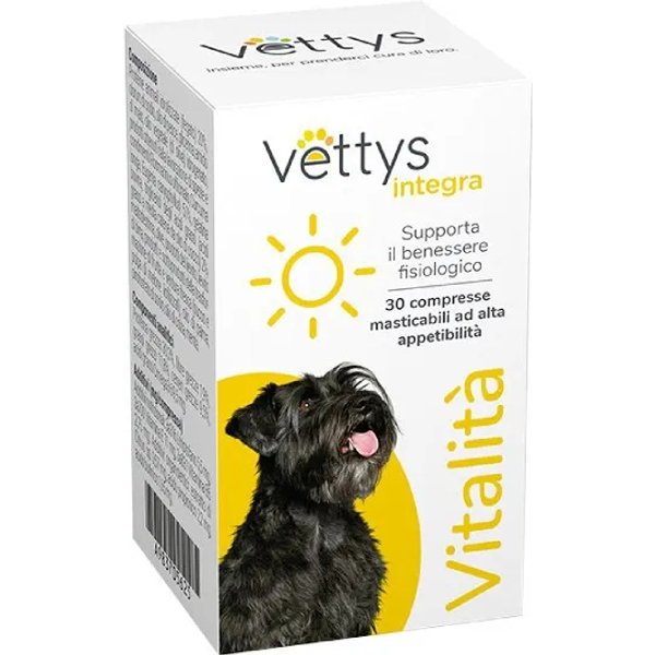 Vettys Integra Vitalità 30 Compresse - Mangime Complementare Per Cani-image