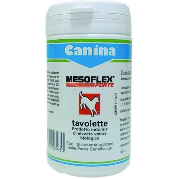Canina Pharma Mesoflex Forte 60 Tavolette - Mangime Complementare Per Cani-image