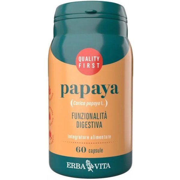 Papaya 60 Capsule - Integratore Per La Funzione Digestiva-image