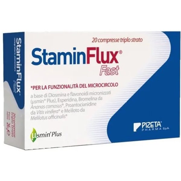 Staminflux Fast 20 Compresse - Integratore Per Il Microcircolo-image