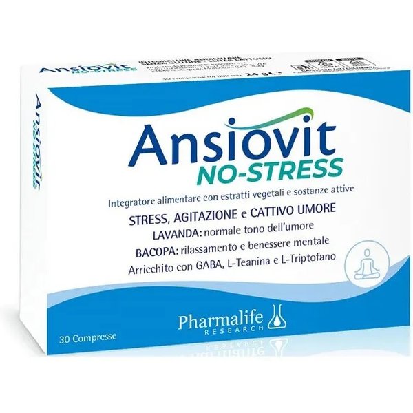 Ansiovit No-Stress 30 Compresse - Integratore Per Favorire Il Tono Dell'umore-image