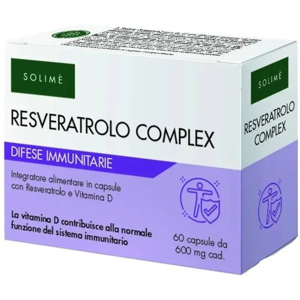 Resveratrolo Complex 60 Capsule - Integratore Per Il Sistema Immunitario-image