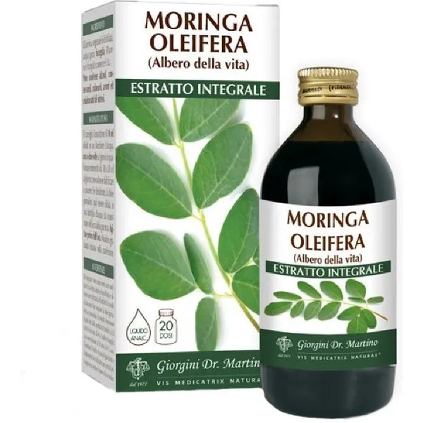 Moringa Oleifera Estratto Integrale 200 Ml - Integratore Per Il Peso Corporeo-image