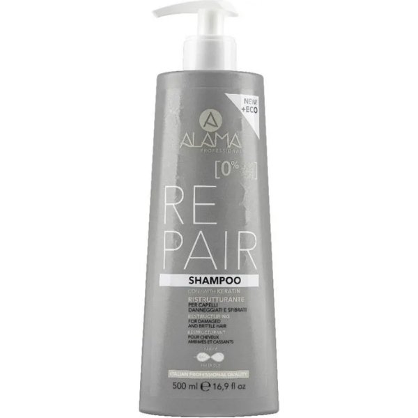 Alama Repair - Shampoo Ristrutturante Per Capelli Danneggiati 500 Ml-image