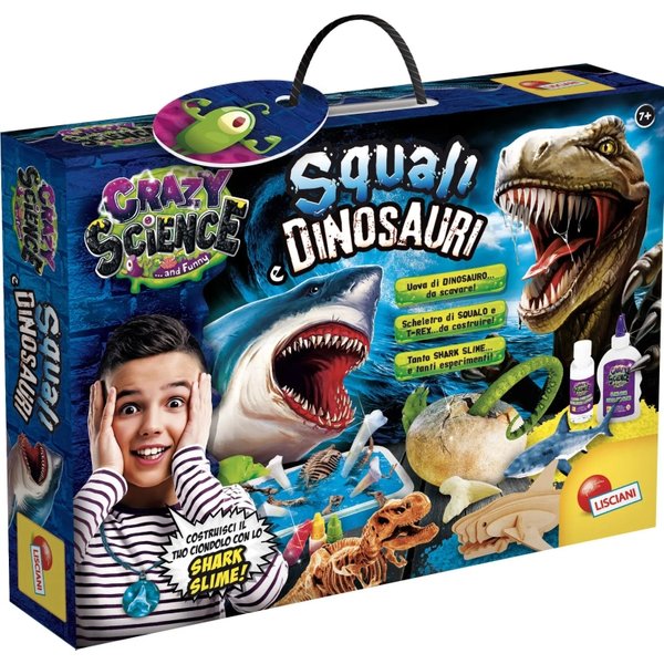 Lisciani Crazy Science Squali E Dinosauri - Gioco Educativo-image