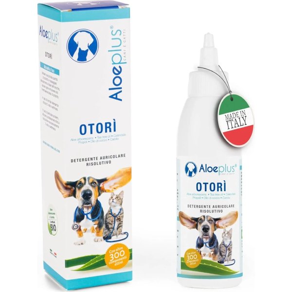 Hdr Aloeplus Otorì - Detergente Auricolare Risolutivo Per Cani E Gatti 125 Ml-image