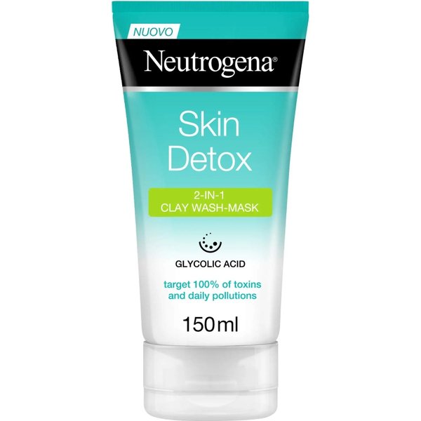 Neutrogena Skin Detox 150 Ml - Maschera Purificante All'argilla 2 In 1-image