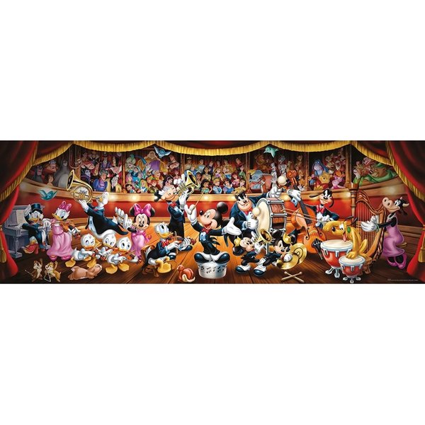 Clementoni Panorama Disney Orchestra - Puzzle 1000 Pezzi-image