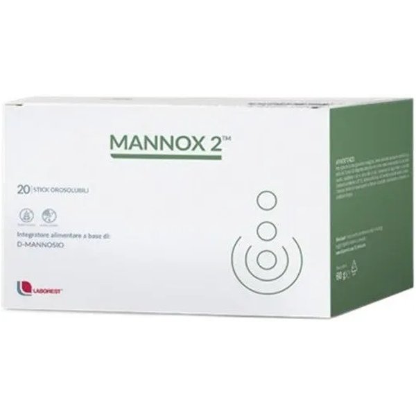 Mannox 2 - Integratore Per Le Vie Urinarie 20 Stick Orosolubili-image