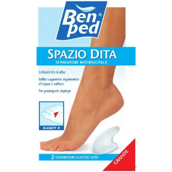 Sixtem Life Ben Ped Spazio Dita - 2 Separatori Elastici Interdigitali - Taglia L-image
