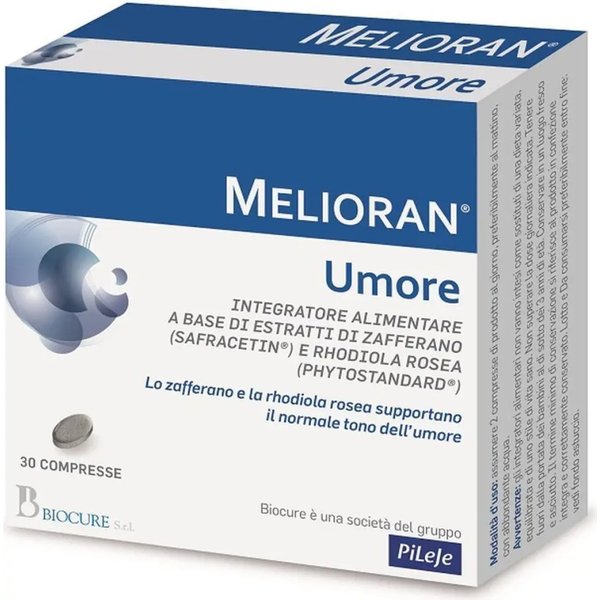 Melioran Umore 30 Compresse - Integratore Per L'equilibrio Psicofisico-image