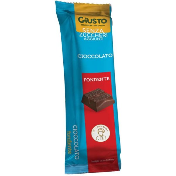 Giusto Senza Zuccheri Aggiunti - Barretta Cioccolato Fondente 42 G-image