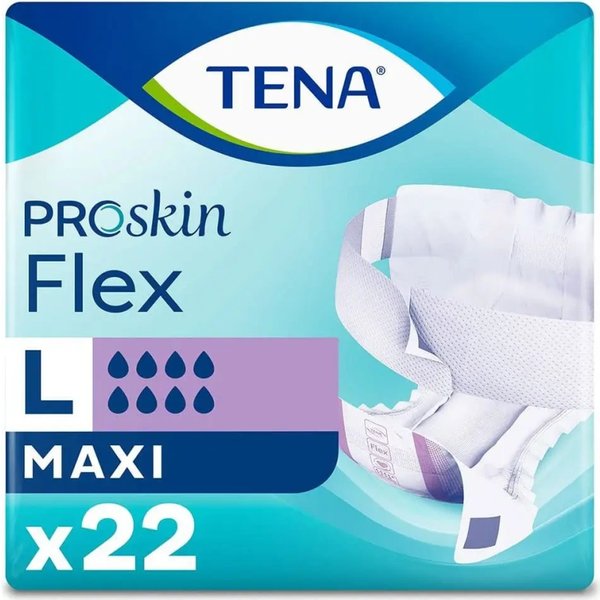 Tena Flex - 22 Pannoloni Assorbenti A Cintura Per Incontinenza Maxi Taglia L-image