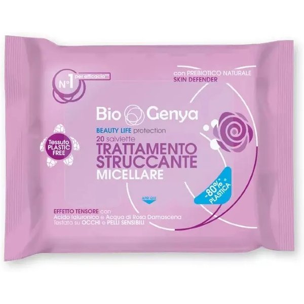 Biogenya Trattamento Struccante Micellare Effetto Tensore - 20 Salviette-image