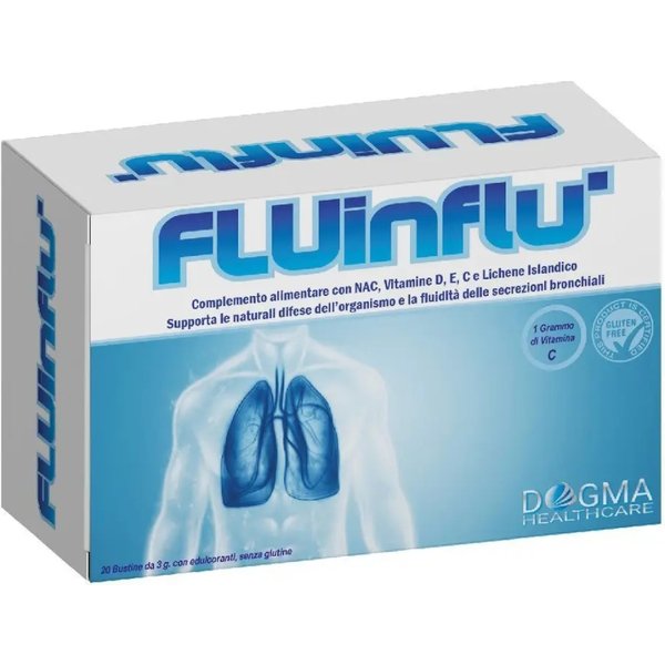 Fluinflu 20 Bustine - Integratore Per Le Vie Respiratorie-image