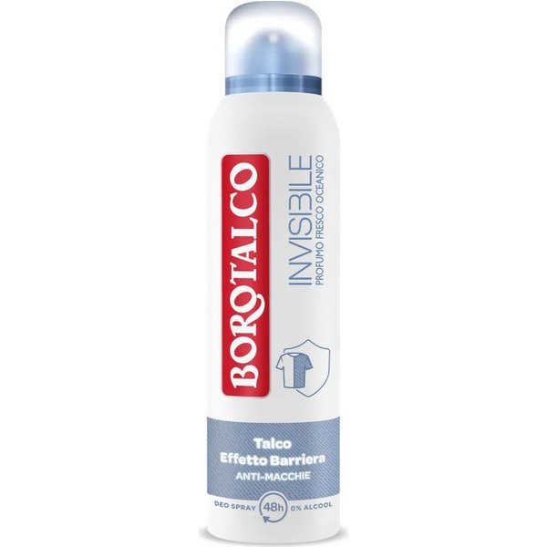 Borotalco Invisibile Profumo Fresco Oceanico - Deodorante 48H Spray 150 Ml-image