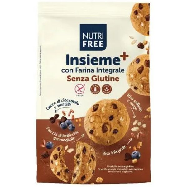 Nutrifree Insieme+ - Biscotti Con Farina Integrale Senza Glutine 250 G-image