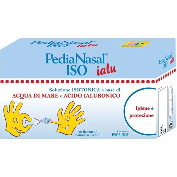 Pedianasal - Soluzione Isotonica Di Acqua Di Mare 20 Flaconcini Monouso Da 5 Ml-image