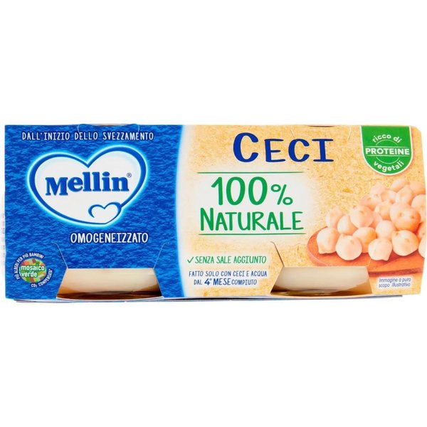 Mellin Ceci - Omogeneizzato Di Legumi 2 Vasetti Da 80 G-image