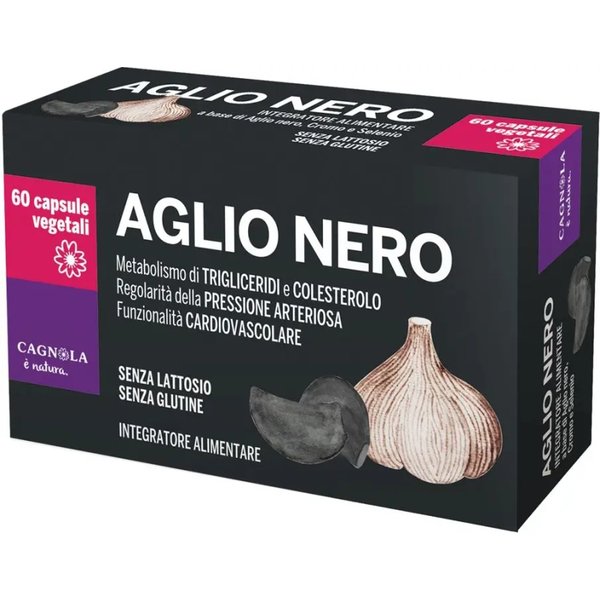 Aglio Nero 60 Capsule - Integratore Per Il Colesterolo E I Trigliceridi-image