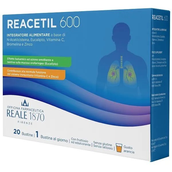 Reacetil 600 - Integratore Immunostimolante 20 Bustine-image