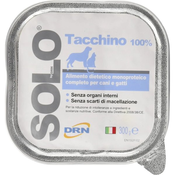Drn Solo Tacchino - Cibo Umido Per Cani E Gatti 300 G-image