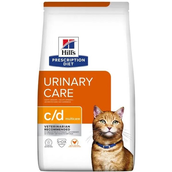 Hill's Prescription Diet C/D Multicare Urinary Care Mangime Secco Gusto Pollo Kg. 3-image