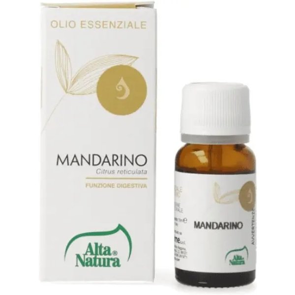 Alta Natura Mandarino Olio Essenziale 10 Ml - Integratore Per L'apparato Digerente-image