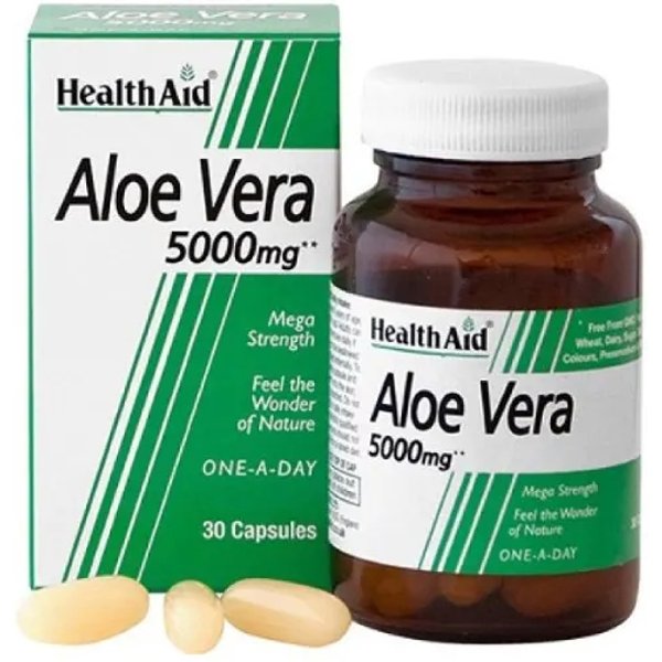 Aloe Vera 5000 Mg - Integratore Depurativo 30 Capsule-image