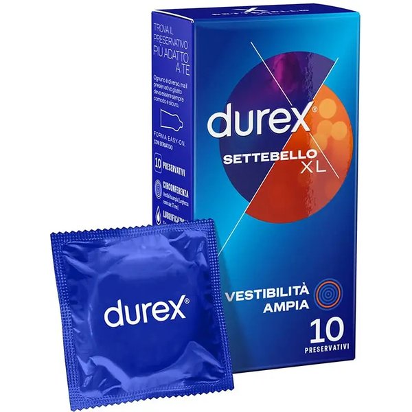 Durex Settebello Xl - 10 Preservativi Vestibilità Ampia-image