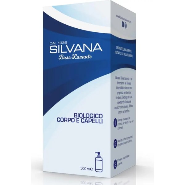 Laboratorio Silvana Base Lavante - Detergente Biologico Corpo E Capelli 500 Ml-image