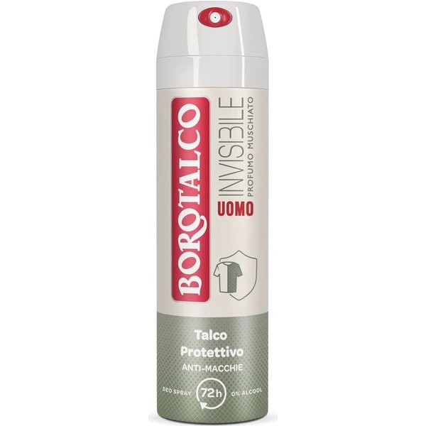 Borotalco Invisibile Uomo Profumo Muschiato - Deodorante 72H Spray 150 Ml-image