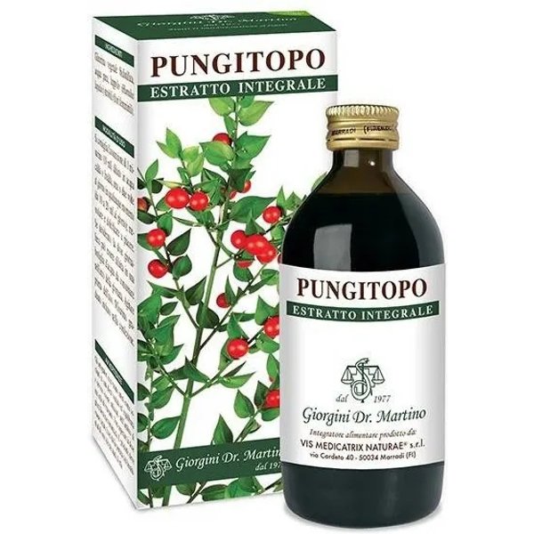 Pungitopo Estratto Integrale 200 Ml - Integratore Per La Funzione Digestiva-image