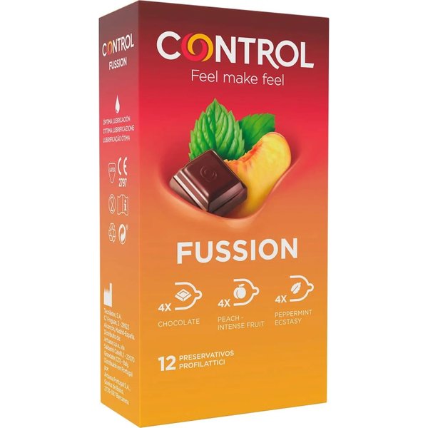 Control Fussion - 12 Preservativi Aromatizzati-image