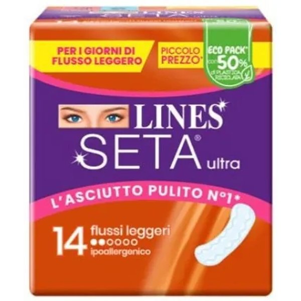 Lines Seta Ultra - 14 Assorbenti Per Flussi Leggeri-image