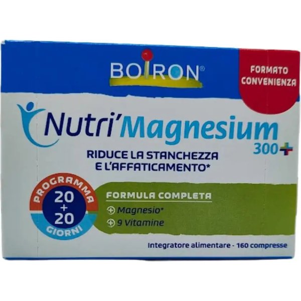 Boiron Nutrì Magnesium 300+ - Integratore Di Magnesio 160 Compresse-image