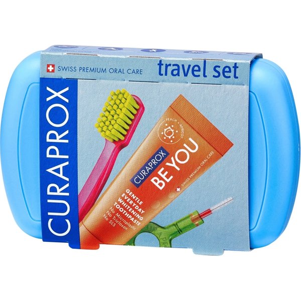 Curaprox Travel Set Blu - Kit Da Viaggio Per L'igiene Orale-image