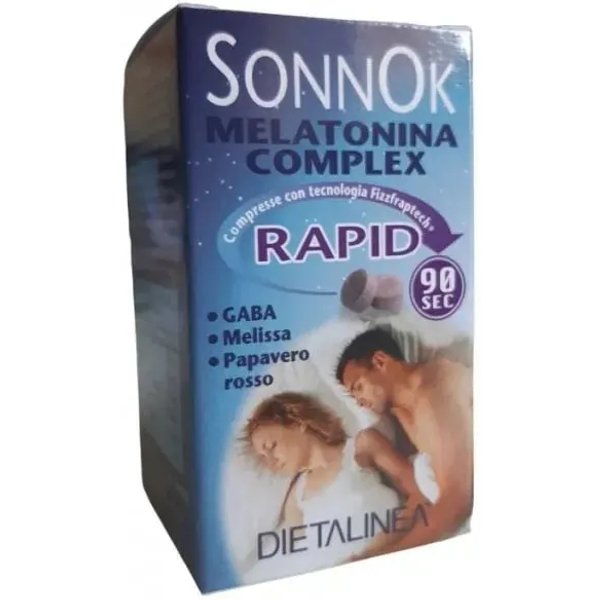 Sonnok Melatonina Complex 60 Compresse - Integratore Per Il Sonno-image