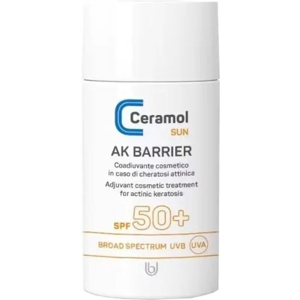 Crema Solare Viso 50+ SPF Fluido Per Cheratosi Attinica Ceramol Sun AK Barrier Protezione Molto Alta 50 Ml-image