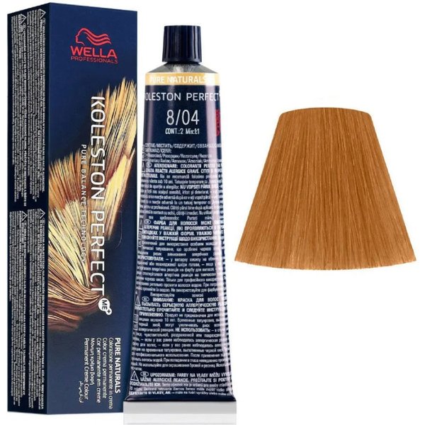 Wella Koleston Perfect Me+ - Tintura Per Capelli N. 8/04 Biondo Chiaro Naturale Ramato-image