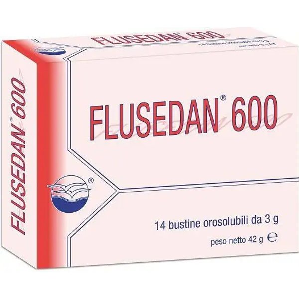 Flusedan 600 - Integratore Per Le Vie Respiratore 14 Bustine-image