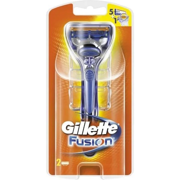 Gillette Fusion 5 - Rasoio Manuale + 2 Lamette-image