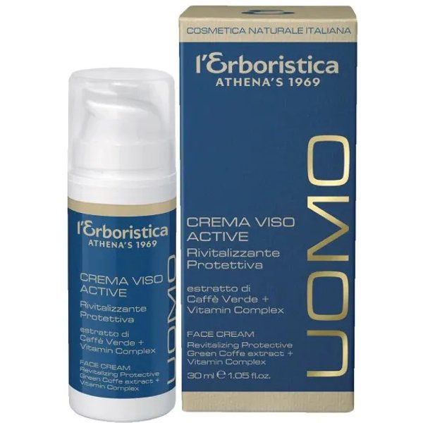 L'Erboristica Uomo - Crema Viso Active Rivitalizzante E Protettiva 30 Ml-image