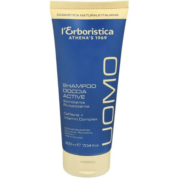 L'Erboristica Uomo - Shampoo Doccia Active Stimolante E Rivitalizzante 200 Ml-image