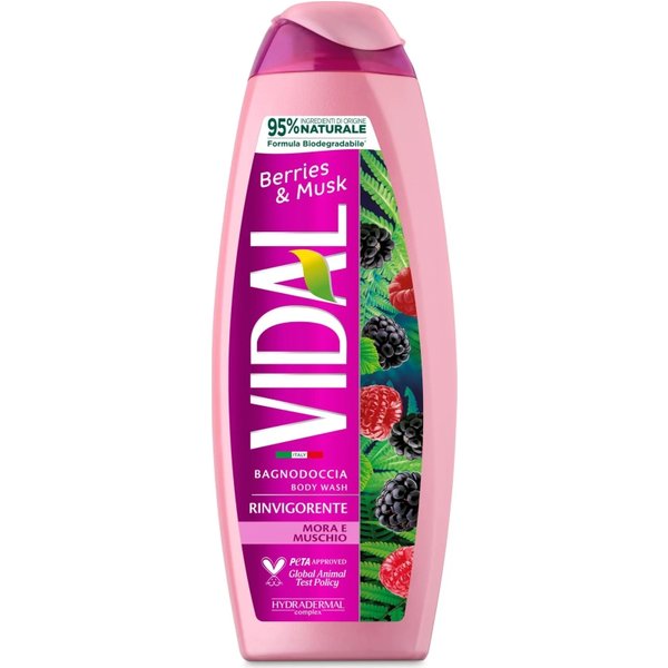 Vidal Berries & Musk - Bagnodoccia Rinvigorente 500 Ml-image